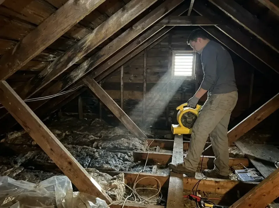 attic-water-damage-drying-proc-007 — frequently asked questions, Emergency Water Extraction & 24/7 Flood Response in Lamoni,…